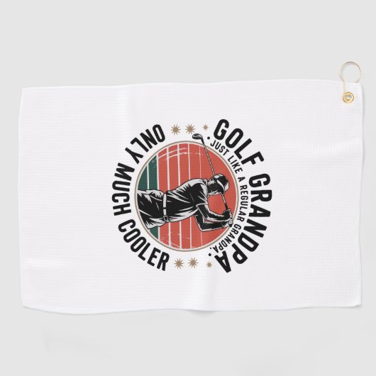 Golf Opa Net Als Een Gewone Opa (2) Golfhanddoek (Horizontaal)