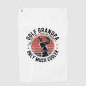 Golf Opa Net Als Een Gewone Opa (2) Golfhanddoek (Voorkant)