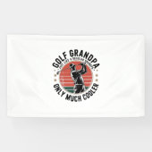 Golf Opa Net Als Een Gewone Opa (2) Spandoek (Horizontaal)