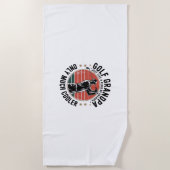 Golf Opa Net Als Een Gewone Opa (2) Strandlaken (Voorkant)