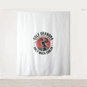 Golf Opa Net Als Een Gewone Opa (2) Wandkleed (Voorkant)