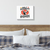 Golf Opa Net Als Een Reguliere Opa Canvas Afdruk (Insitu (Slaapkamer))