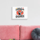 Golf Opa Net Als Een Reguliere Opa Canvas Afdruk (Insitu (Woonkamer))