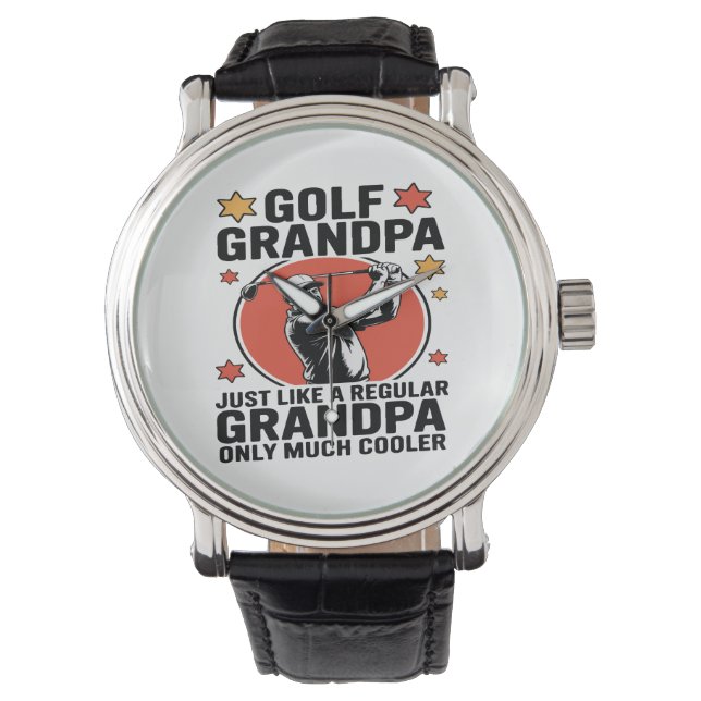 Golf Opa Net Als Een Reguliere Opa Horloge (Voorkant)