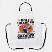 Golf Opa Net Als Een Reguliere Opa Schort (Voorkant)