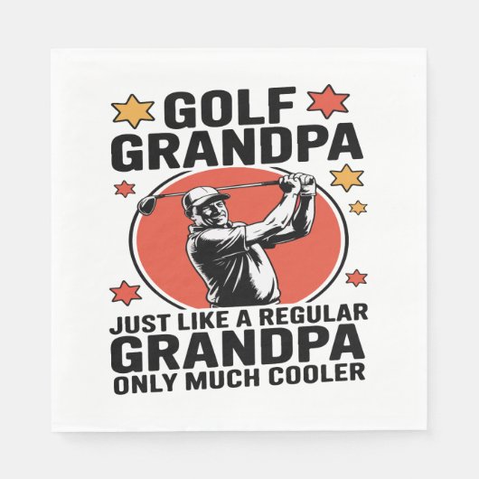 Golf Opa Net Als Een Reguliere Opa Servet (Voorkant)