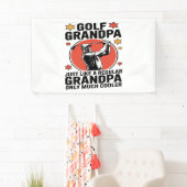 Golf Opa Net Als Een Reguliere Opa Spandoek (Insitu)
