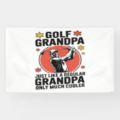 Golf Opa Net Als Een Reguliere Opa Spandoek (Horizontaal)