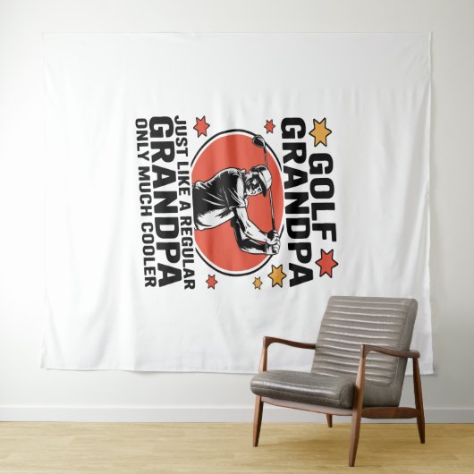 Golf Opa Net Als Een Reguliere Opa Wandkleed (In Situ (horizontaal))