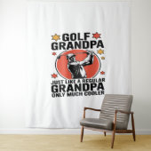 Golf Opa Net Als Een Reguliere Opa Wandkleed (In situ)