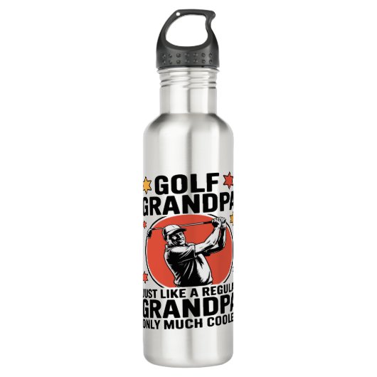 Golf Opa Net Als Een Reguliere Opa Waterfles (Voorkant)