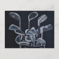 "Golf Outing Notice" postkaart