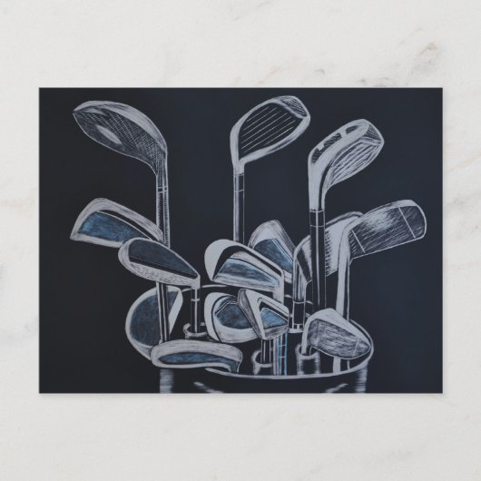 "Golf Outing Notice" postkaart (Voorkant)