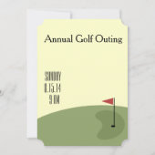 Golf Outing - op groen Kaart (Voorkant)