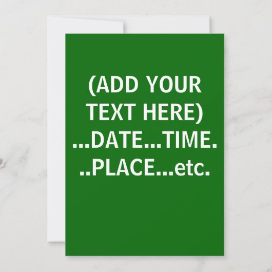  Golf Outing Uitnodigingen (Achterkant)