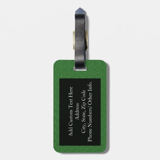 Golf Pa Bagagelabel (Achterkant verticaal)