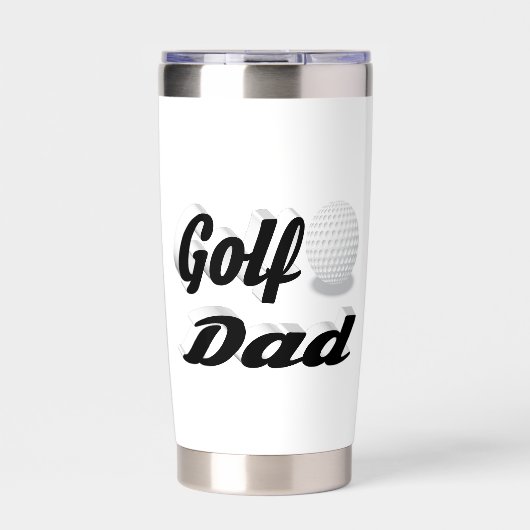 Golf Pa Geïsoleerde Drinkbeker (Voorkant)