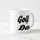 Golf Pa halve tekst Giant Coffee Mok (Voorkant rechts)