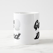 Golf Pa halve tekst Giant Coffee Mok (Voorkant)