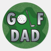 Golf Pa Ronde Sticker (Voorkant)