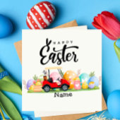 Golf Paasfeestdag voor golfer Feestdagenkaart