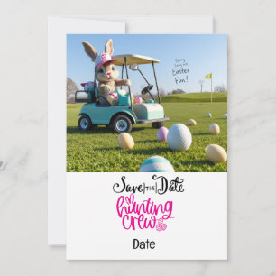 Golf Paashaas rijden golfkar op golfbaan Kaart