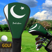 Golf Pakistan & Pakistan Vlag / Golfclubs Hoesjes Golfheadcover