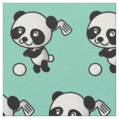 Golf Panda Fabric Stof (Close Up)