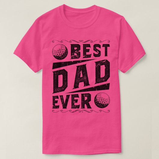Golf Pap Fathers Day T-shirt (Design voorkant)