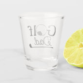 Golf Papa Shot Glas (Achterkant)
