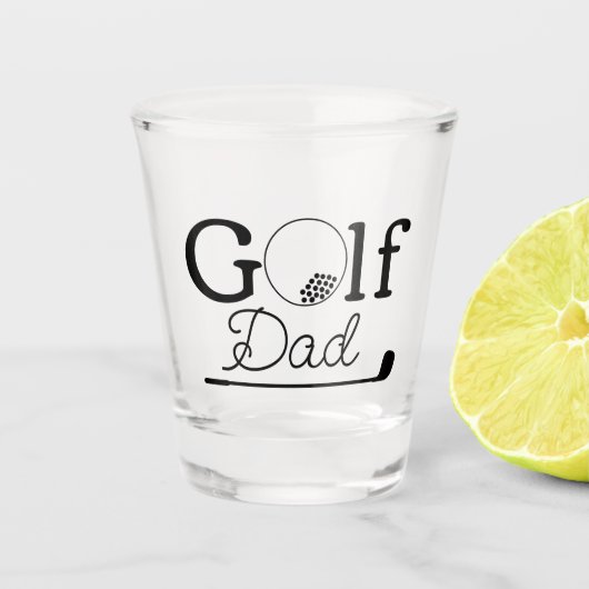 Golf Papa Shot Glas (Voorkant)