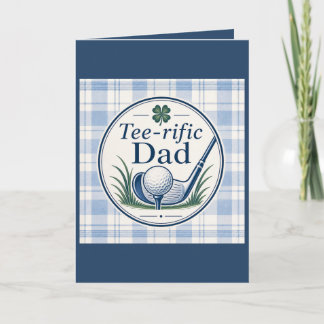 Golf Papa Vaderdag kaart Geweldige Papa