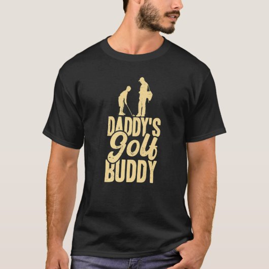 Golf  Papa's goudboeddpremium T-shirt (Voorkant)
