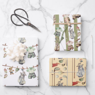 Golf — Papierplaat voor vulling van 3 vellen