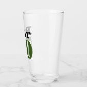 Golf Par 50ste verjaardag met nummer golfer golf Glas (Links)