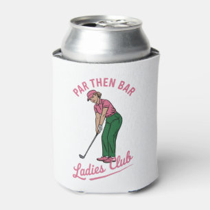 Golf Par Dan Bar Damesclub Golf Golfer Meisje Blikjeskoeler