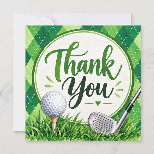 Golf Par-Fect Green Argyle (Voorkant)