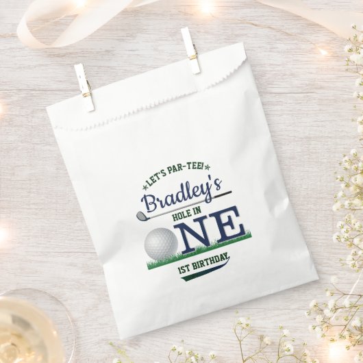 Golf PAR-T-SHIRT 1e verjaardag Bedankzakje (Geknipt)