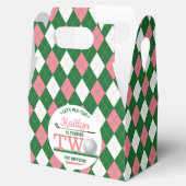 Golf PAR-T-SHIRT 2e verjaardag Bedankdoosjes (Geopend)