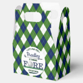 Golf PAR-T-SHIRT 4e verjaardag Bedankdoosjes (Geopend)