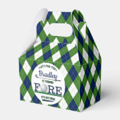 Golf PAR-T-SHIRT 4e verjaardag Bedankdoosjes (Voorkant Zijde)