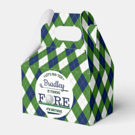 Golf PAR-T-SHIRT 4e verjaardag Bedankdoosjes