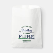 Golf PAR-T-SHIRT 4e verjaardag Bedankzakje (Voorkant)