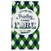 Golf PAR-T-SHIRT 4e verjaardag Klein Cadeauzakje (Voorkant)