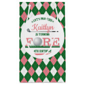 Golf PAR-T-SHIRT 4e verjaardag Klein Cadeauzakje (Achterkant)