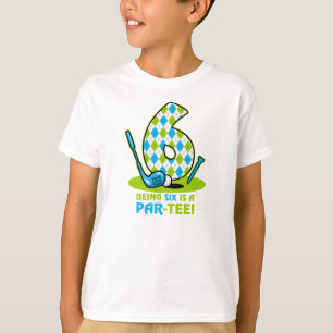 Golf Par-T-shirt 6th Birthday T-shirt