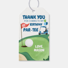 Golf Par-T-shirt Hole Golfing Boy Birthday Bedankt Cadeaulabel