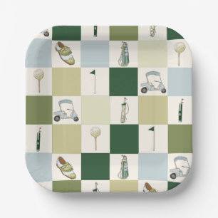 Golf Par T-shirt Papieren Bordje