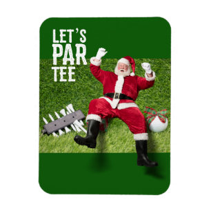 Golf Par t-shirt party Santa Claus Kerstmis Squad Magneet