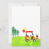 Golf Par-t-shirt schommel door Jongenskinderen Ver Kaart (Achterkant)